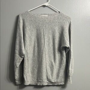 Bianca & Blu Gray Cashmere Blend Women's Sweater SZ Med